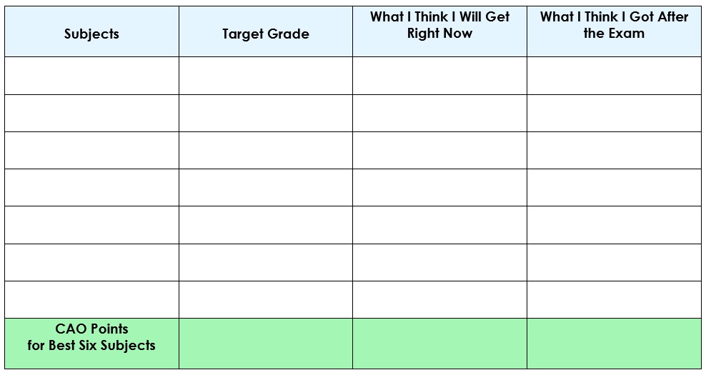 Study Schedule Template 21